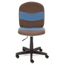 Кресло компьютерное «Степ» (Step) коричнево-синее